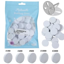 50pcs/Bag Self-Adhesive Replaceable Buffing Disc 15/20/25mmFor Remove Dead Skin Calluse Professional Pedicure Polish Accessories