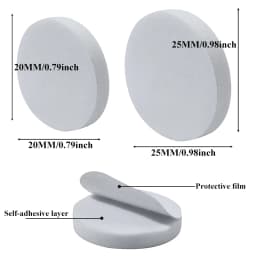 50pcs/Bag Self-Adhesive Replaceable Buffing Disc 15/20/25mmFor Remove Dead Skin Calluse Professional Pedicure Polish Accessories