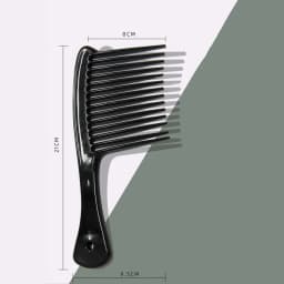 Wide Tooth Smooth Hairdressing Comb Big Size Wet Long Curly Hairbrush Salon Detangling Hair Styling Tools Coarse Wide Spikes