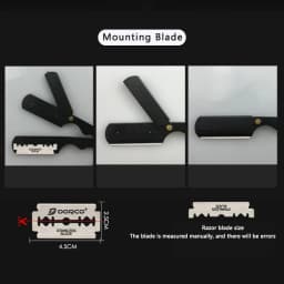 Beard Shaver Rosewood Fold Stainless Steel Beard Shaver Shave The Face Portable Folding Shaver For Men