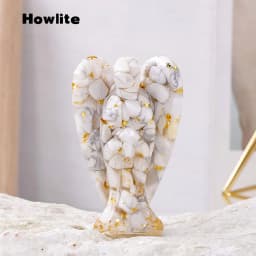 1PC Natural Crystal Guardian Angel Figurine Amethyst Rose Quartz Colorful Healing Stone Gem Craft Gift Home Decor Ornaments