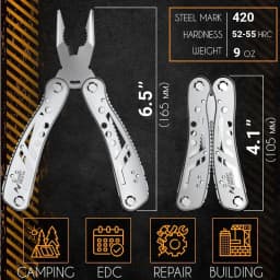 Multitool 24-in-1 Multitools Pliers with Professional Multi-tool for Survival Camping and Hunting Gifts for Men Dad Hus Band