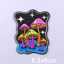 Punk Series Patch Iron On Patches For Clothing Thermoadhesive Patches On Clothes Horror Eyes Embroidery Patch DIY Sewing Patch