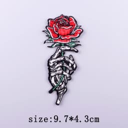Punk Series Patch Iron On Patches For Clothing Thermoadhesive Patches On Clothes Horror Eyes Embroidery Patch DIY Sewing Patch