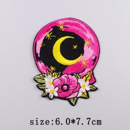 Punk Series Patch Iron On Patches For Clothing Thermoadhesive Patches On Clothes Horror Eyes Embroidery Patch DIY Sewing Patch