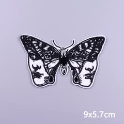 Punk Series Patch Iron On Patches For Clothing Thermoadhesive Patches On Clothes Horror Eyes Embroidery Patch DIY Sewing Patch