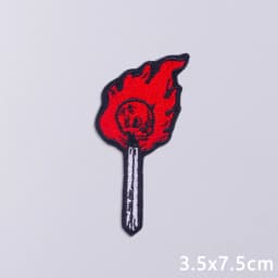 Punk Series Patch Iron On Patches For Clothing Thermoadhesive Patches On Clothes Horror Eyes Embroidery Patch DIY Sewing Patch
