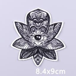 Punk Series Patch Iron On Patches For Clothing Thermoadhesive Patches On Clothes Horror Eyes Embroidery Patch DIY Sewing Patch