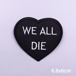 Punk Series Patch Iron On Patches For Clothing Thermoadhesive Patches On Clothes Horror Eyes Embroidery Patch DIY Sewing Patch