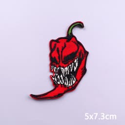 Punk Series Patch Iron On Patches For Clothing Thermoadhesive Patches On Clothes Horror Eyes Embroidery Patch DIY Sewing Patch