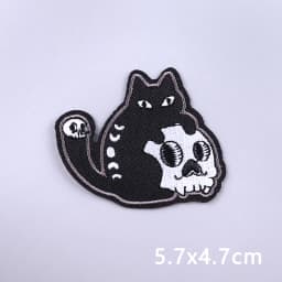 Punk Series Patch Iron On Patches For Clothing Thermoadhesive Patches On Clothes Horror Eyes Embroidery Patch DIY Sewing Patch