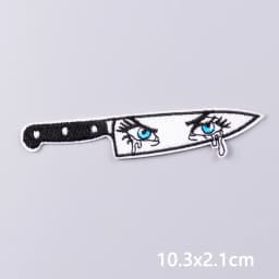 Punk Series Patch Iron On Patches For Clothing Thermoadhesive Patches On Clothes Horror Eyes Embroidery Patch DIY Sewing Patch