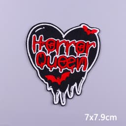 Punk Series Patch Iron On Patches For Clothing Thermoadhesive Patches On Clothes Horror Eyes Embroidery Patch DIY Sewing Patch