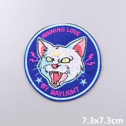 Punk Series Patch Iron On Patches For Clothing Thermoadhesive Patches On Clothes Horror Eyes Embroidery Patch DIY Sewing Patch