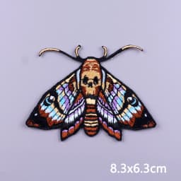 Punk Series Patch Iron On Patches For Clothing Thermoadhesive Patches On Clothes Horror Eyes Embroidery Patch DIY Sewing Patch