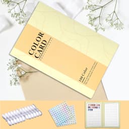 160/180/216 Colors Fake Nails Tips Display Book Nail Polish Storage Book Nail Styles Showing Book with 240PCS Fake Nails Tools