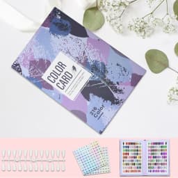 160/180/216 Colors Fake Nails Tips Display Book Nail Polish Storage Book Nail Styles Showing Book with 240PCS Fake Nails Tools