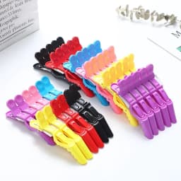 5PCS Alligator Hair Clip Hairdressing Clamps Plastic Hair Claw Hairpins Barber Clips for Salon Styling Tools Hair Accessories