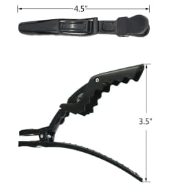 5PCS Alligator Hair Clip Hairdressing Clamps Plastic Hair Claw Hairpins Barber Clips for Salon Styling Tools Hair Accessories