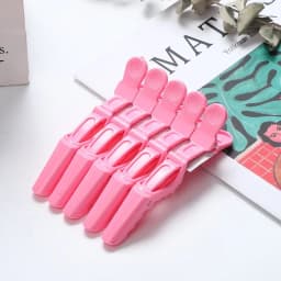 5PCS Alligator Hair Clip Hairdressing Clamps Plastic Hair Claw Hairpins Barber Clips for Salon Styling Tools Hair Accessories