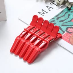 5PCS Alligator Hair Clip Hairdressing Clamps Plastic Hair Claw Hairpins Barber Clips for Salon Styling Tools Hair Accessories