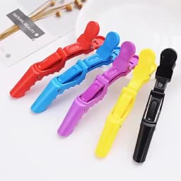 5PCS Alligator Hair Clip Hairdressing Clamps Plastic Hair Claw Hairpins Barber Clips for Salon Styling Tools Hair Accessories