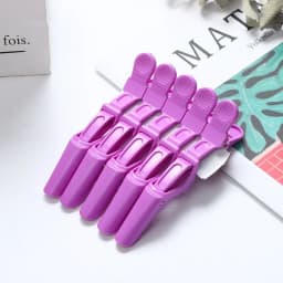 5PCS Alligator Hair Clip Hairdressing Clamps Plastic Hair Claw Hairpins Barber Clips for Salon Styling Tools Hair Accessories