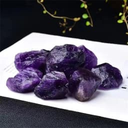 Natural Amethyst Reiki Healing Energy Gemstone Mineral Raw Stones Purple Rough Quartz Crystals Specimen Room Decor