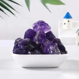Natural Amethyst Reiki Healing Energy Gemstone Mineral Raw Stones Purple Rough Quartz Crystals Specimen Room Decor