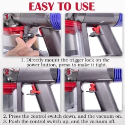 Plastic Sweeping Robot Switch Lock Accessories Hand-held Trigger Lock Clip Holder Switch Power Button for Dyson V6 V7 V8 V10 V11
