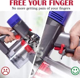 Plastic Sweeping Robot Switch Lock Accessories Hand-held Trigger Lock Clip Holder Switch Power Button for Dyson V6 V7 V8 V10 V11