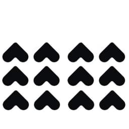 4/8/12PCS Washable Rug Gripper Reusable Rubber Mat Rug Pads Sticker Double Sided Non-Slip Patch Tape for Tile Floors Carpets