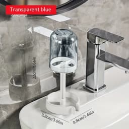 Toothbrush Holder with Dust Cover, Drainage Design, Plastic Multifunctional Bathroom Toothbrush and Cup Organizer