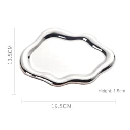 Instagram Influencer Photo Props Ceramic Jewelry Storage Tray Display Tray Storage Tray Light Luxury Ceramic Jewelry Large Size