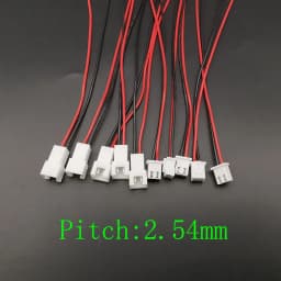 5/10Pairs Mini Micro JST 1.25mm / PH 2.0mm / XH 2.54mm Pitch 2 Pin Male Female Plug Connector With Wire Cables
