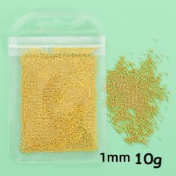 12 Grids Gold Mixed Size Stainless Steel Metal Bead Nail Art Decoration 3D Mini Small Caviar Ball Silver Charm Pearl Manicure &*