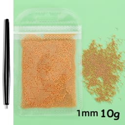 12 Grids Gold Mixed Size Stainless Steel Metal Bead Nail Art Decoration 3D Mini Small Caviar Ball Silver Charm Pearl Manicure &*