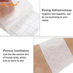 10M Non-woven Roll Tape Plaster Patch Adhesive Dressing Medical Fixed Bandage Breathable Sticky Wound Dressing Medical Non-woven