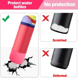 For Owala New Coaster 24oz 32oz 40oz Deep Rose Anti-Slip Protective Sleeve Bottom Bumper Protective Bottom Bumper Protector