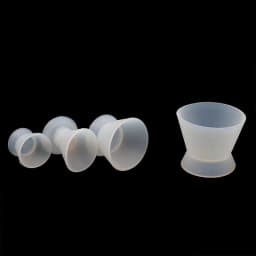 4pcs Dental Materials Mixing Cup Silicone Mix Bowl Use Dappen Dishes Teeth Whitening Dentistry laboratory Tool