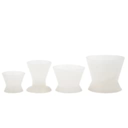 4pcs Dental Materials Mixing Cup Silicone Mix Bowl Use Dappen Dishes Teeth Whitening Dentistry laboratory Tool