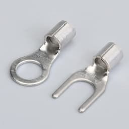 Copper Ring Fork Terminals Kit Non-Insulated Electrical O/Y Type Brass Terminal Assortment Set Cable Wire Connector Crimp Spade