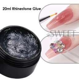 20ml Strong Solid Nail Rhinestone Glue No-Wipe Jewelry Adhesive Gel Diamond Crystal Gems Bling Soak Off Tips Glue Manicure Tools