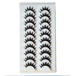 10 Pairs Makeup False Eyelashes 3D Thick Dramatic Looking Faux Mink Eye Lashes Long Handmade Eyelash Cosmetics Tools