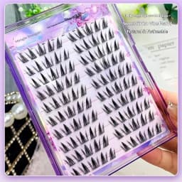 Self-adhesive Glue-free False Eyelashes Winged Fluffy Natural Thick Manga Eyes Reusable Enlarged Eyes Lashes Easy Apply