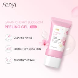 Sakura Face Deep Cleaning Exfoliating Gel Skin Care Whitening Moisturizer Repair Facial Scrub Skin Care 60g