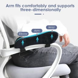 1Pcs Ergonomic Armrest Pads- Office Chair Arm Rest Cover Pillow - Elbow Support Cushion for Computer, Gaming and Desk Chairs