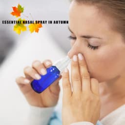 1pcs 5ml-100ml blue nasal spray bottle glass nasal sprayer press nozzle empty bottle refillable glass atomizer