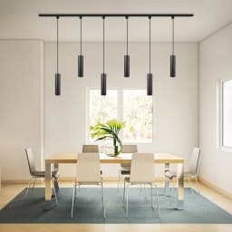 LED Track Pendant Light Hanging Decoration Ceiling Lighting Fixture Suitable for Living Rooms Dining Rooms Kitchen Pendant Light