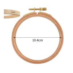 4-12inches Beech Round Wooden Embroidery Hoops Frame Set Cross Stitch Embroidery Hoop Rings Home Sewing Craft Tool
